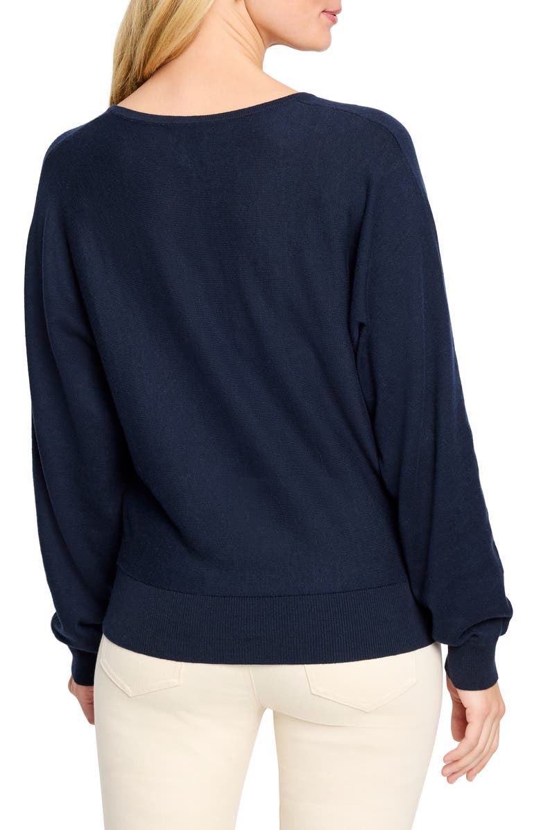 NIC+ZOE Dolman Sleeve Sweater, Alternate, color, Dark Indigo