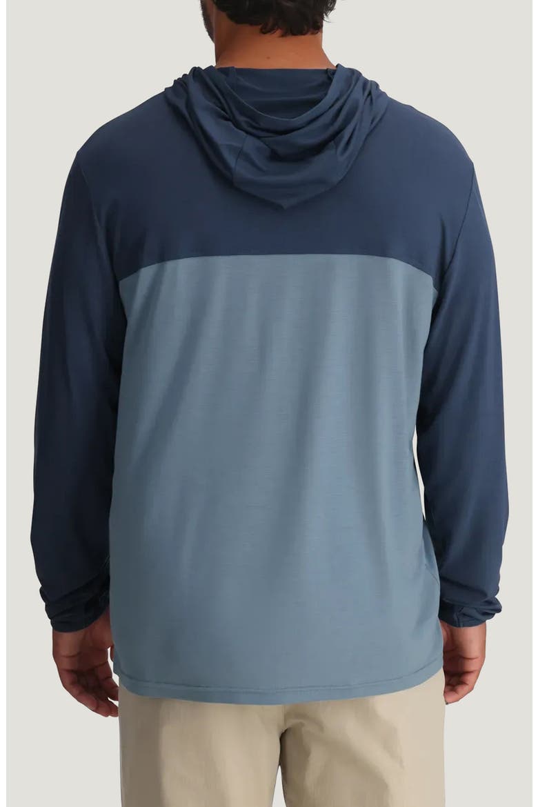 Hybrid Performance Hoodie, Alternate, color, TRUE NAVY / BLUE FOG