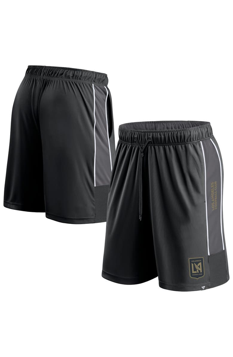 FANATICS Men's Fanatics Branded Black LAFC Corner Kick Shorts, Main, color,