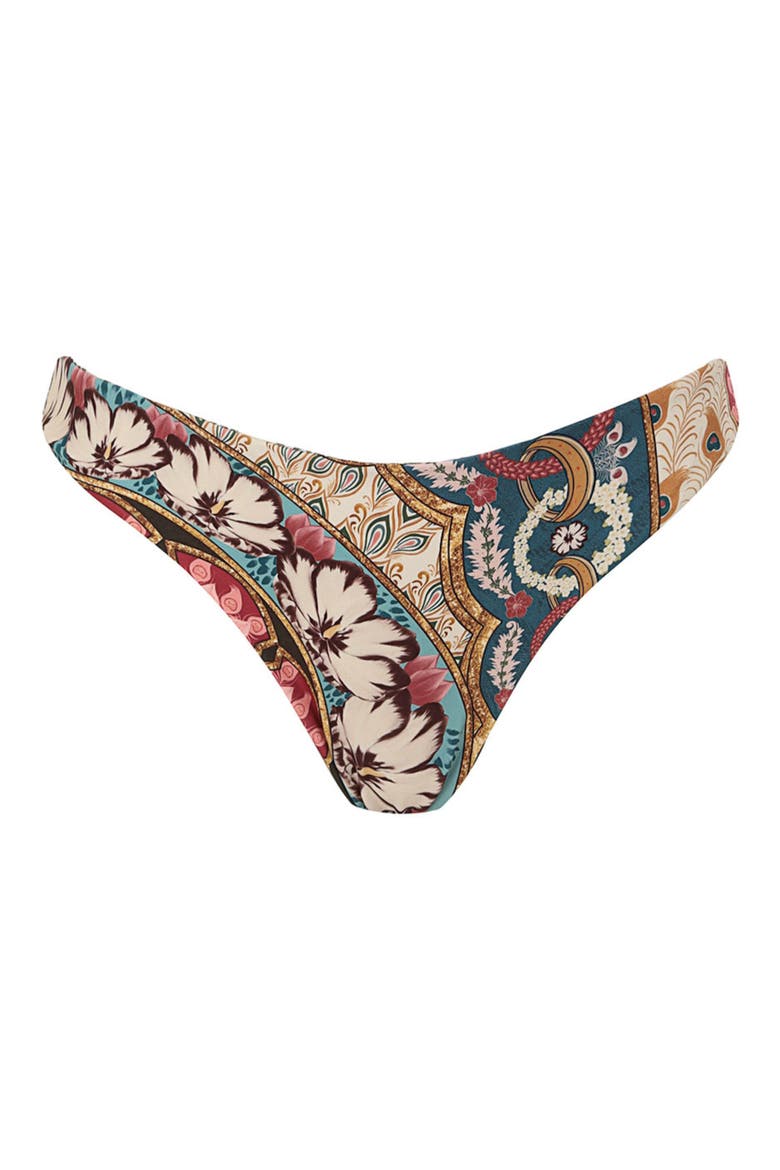 Ilu Plume Bikini Bottoms, Alternate, color, RED