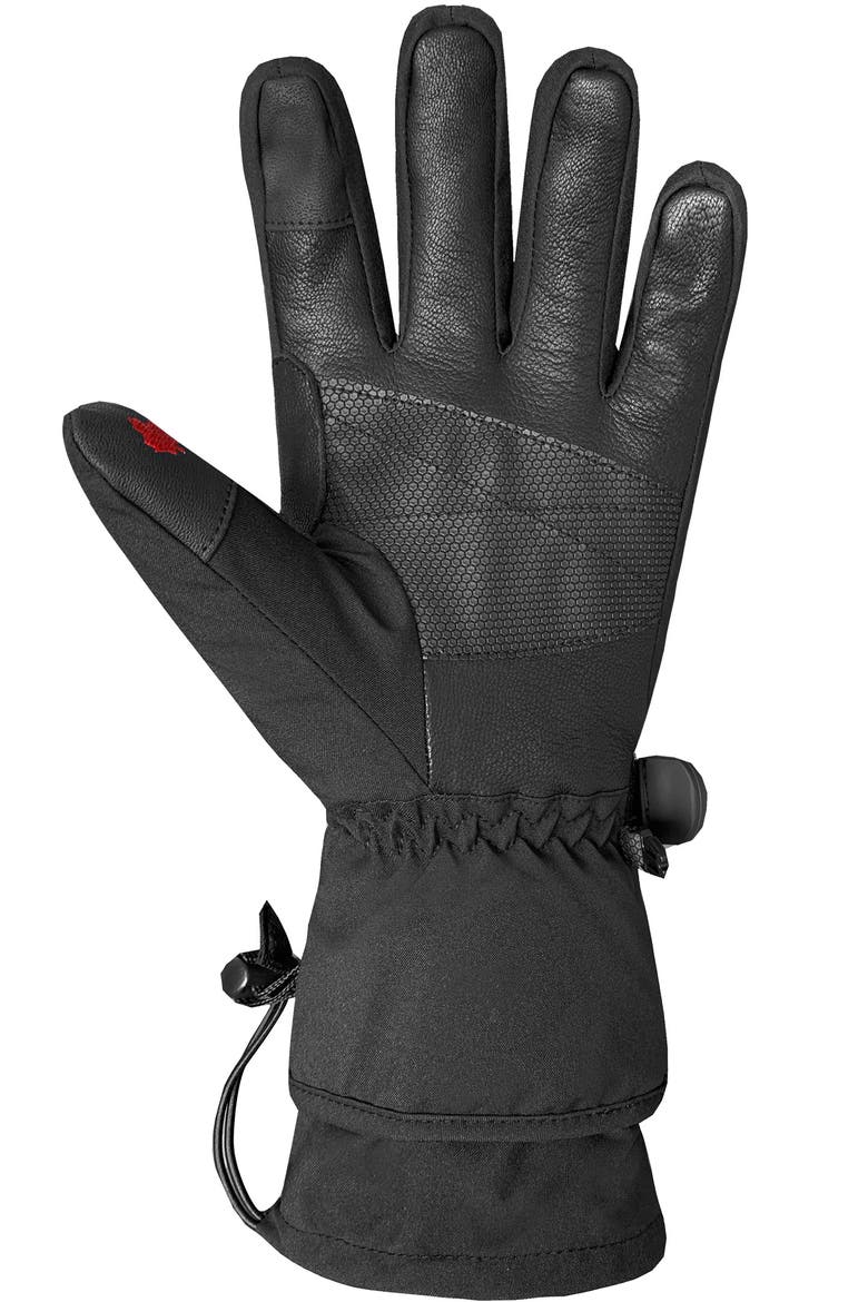 Powderqueen Gloves, Alternate, color, BLACK/BLACK