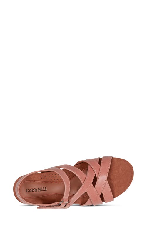 Rockport Cobb Hill Helin Strappy Sandal In Light Pink