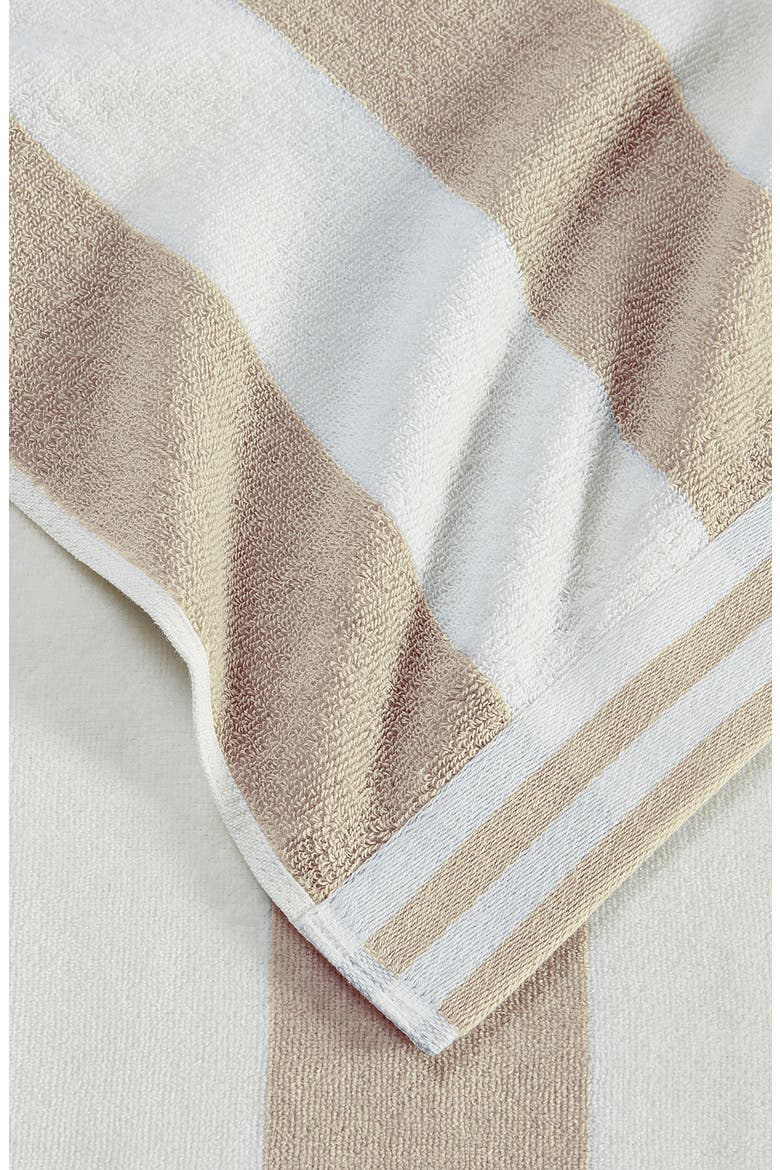 4-Pack Oversize Stripe Beach Towels, Alternate, color, LINEN