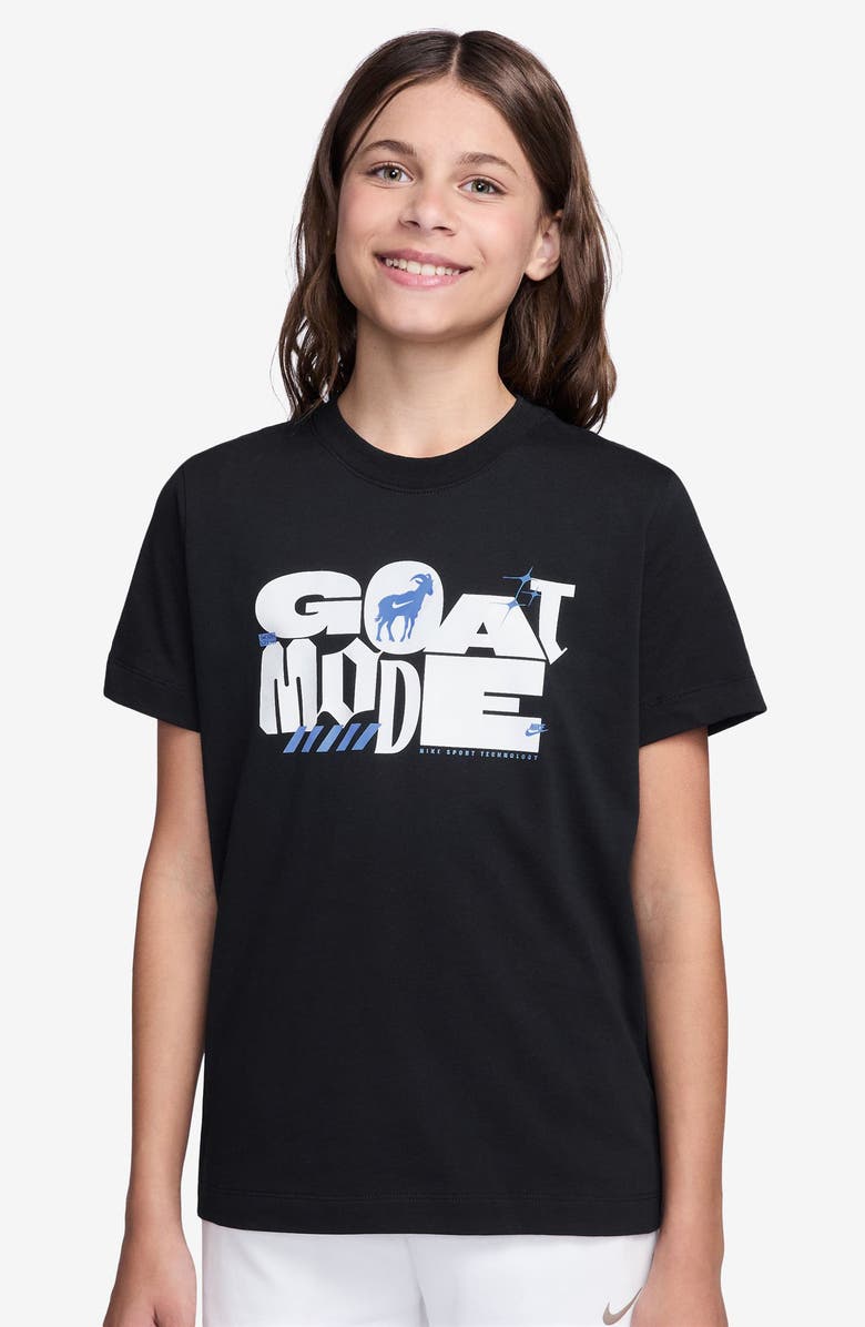 Nike Kids
 GOAT Mode Graphic T-Shirt, Main, color, Black