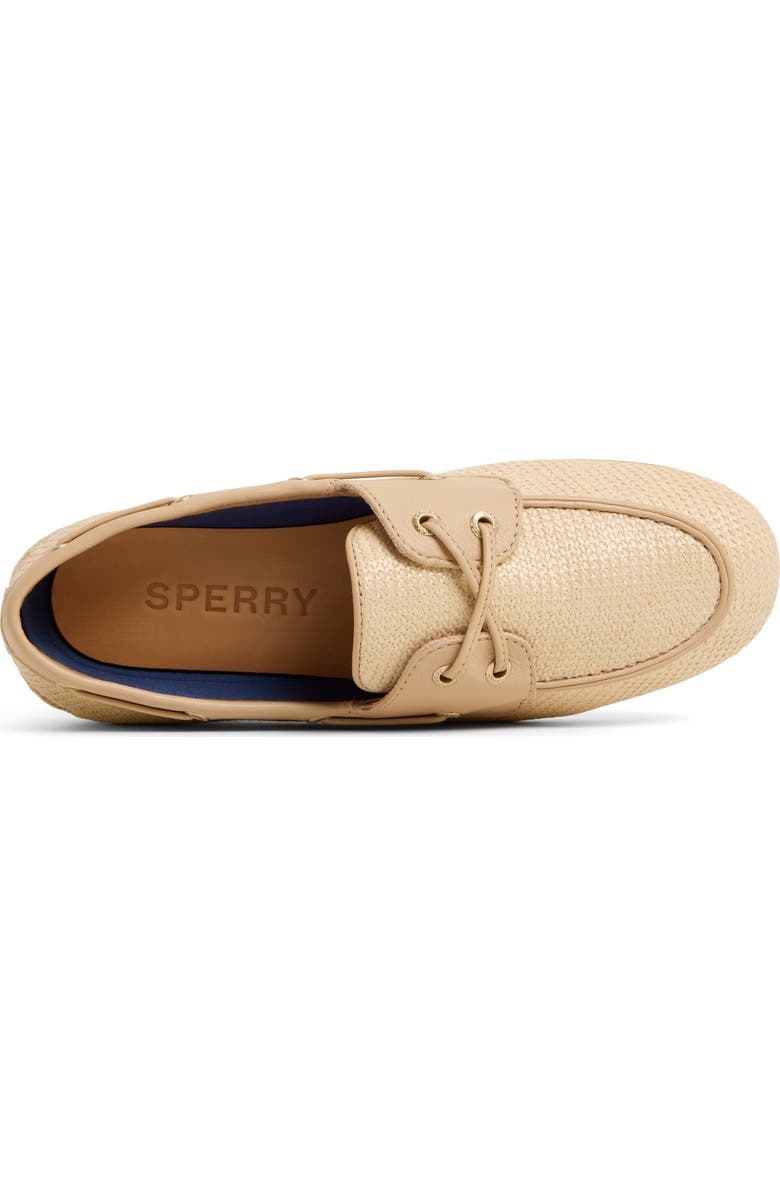 Sperry Authentic Original 2-Eye Woven Boat Shoe, Alternate, color, Natural
