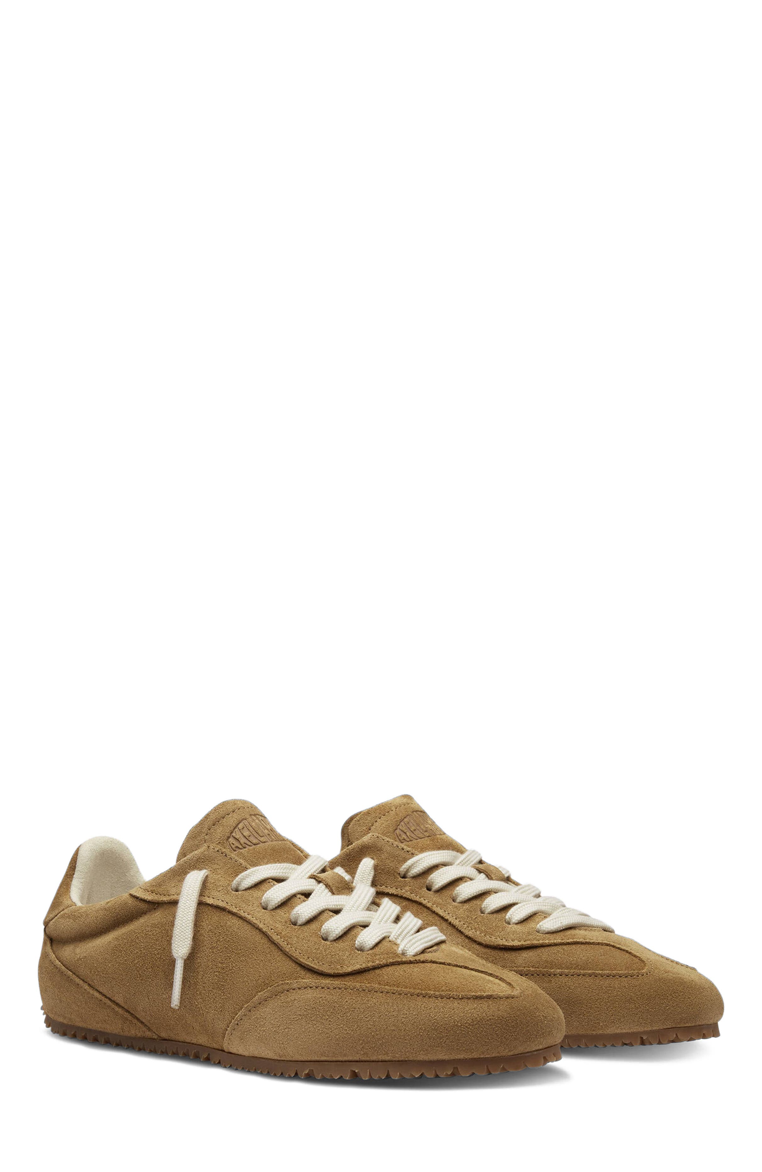 Axel Arigato Daze Suede Runner - Women's, Alternate, color, Tan/Gum