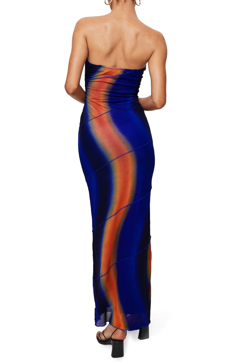 Princess Polly Luela Strapless Mesh Maxi Dress, Alternate, color, 