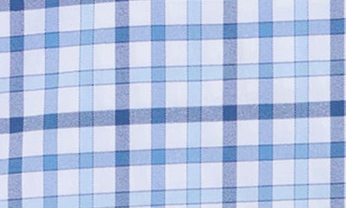Vineyard Vines Kids' Forepeak Plaid Performance Button-down Shirt In Blue