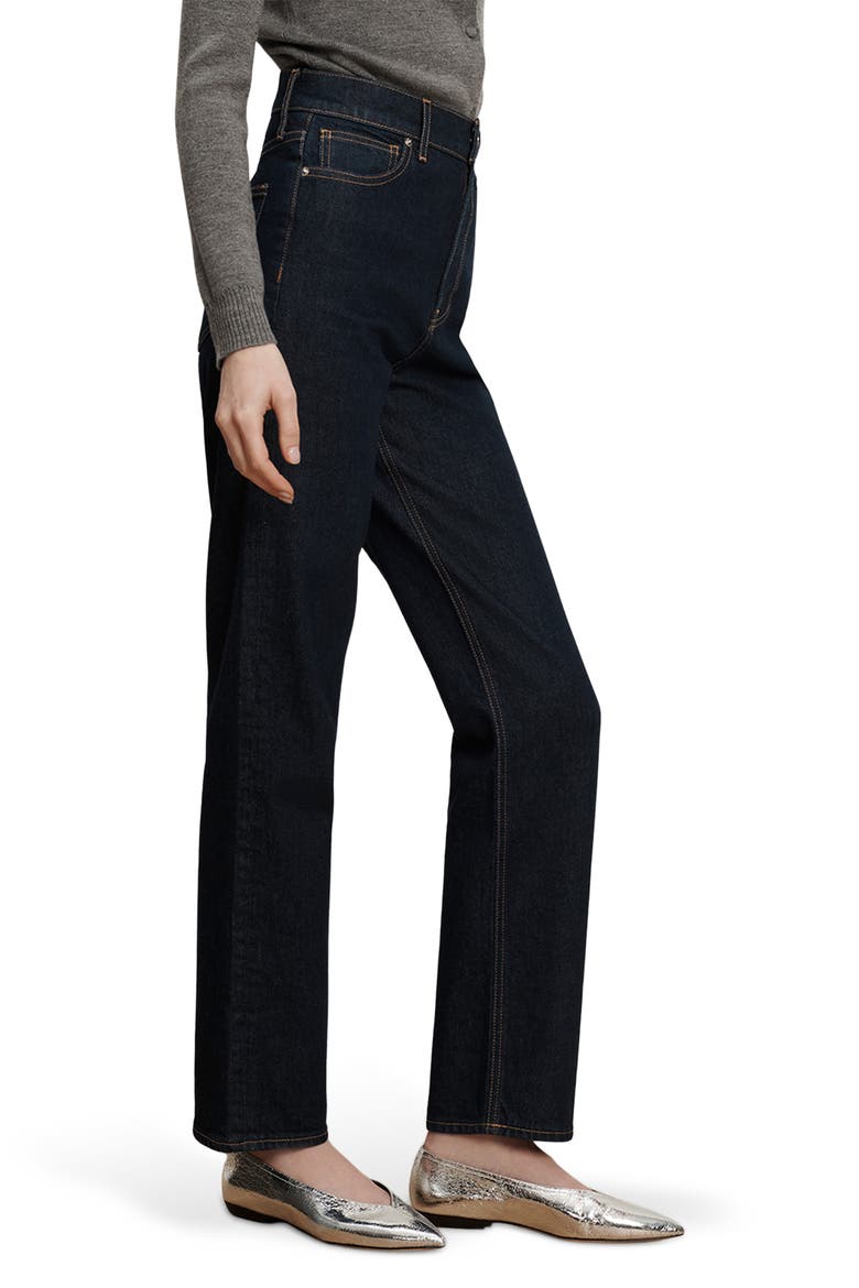 Leah Straight Leg Jeans, Alternate, color, INDIGO RINSE