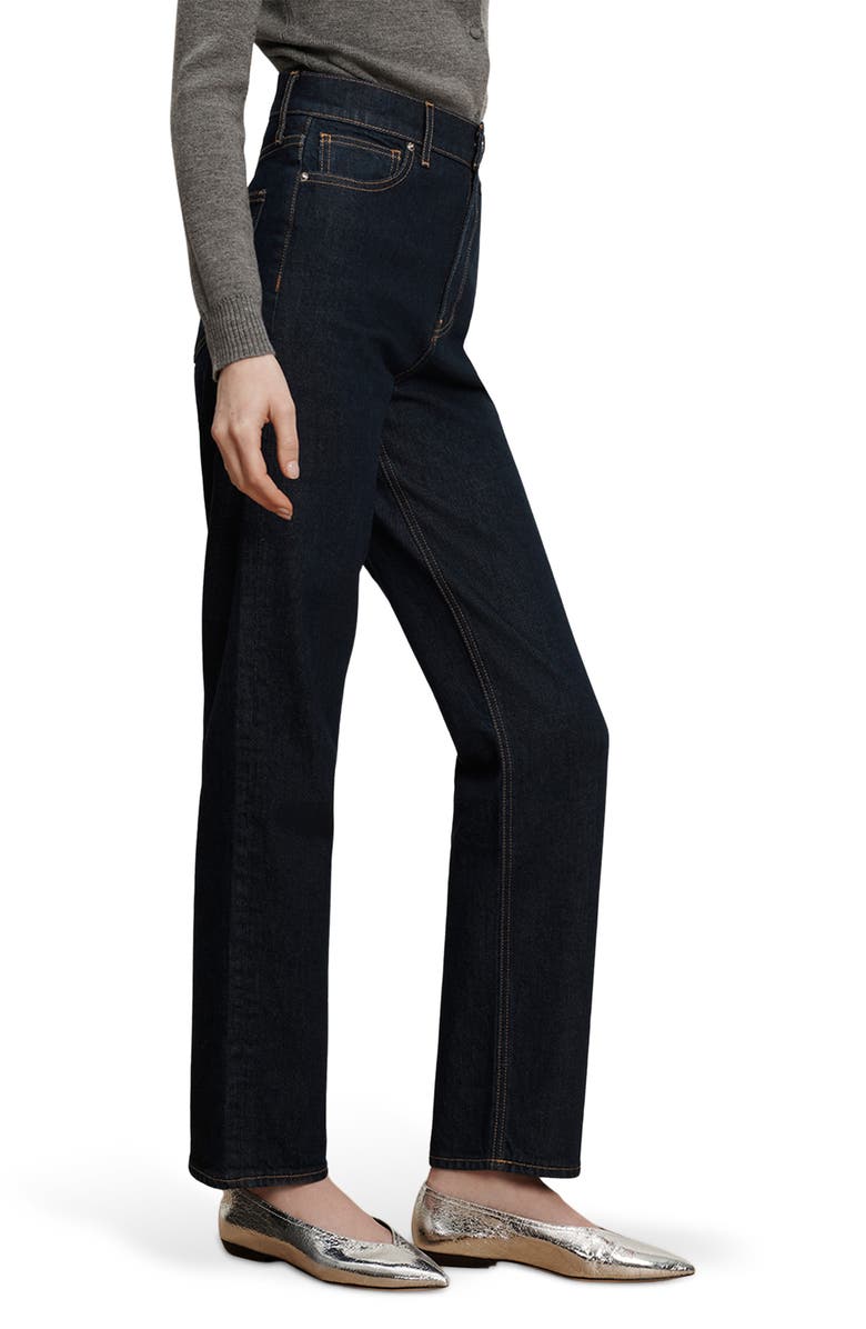 Veronica Beard Leah Straight Leg Jeans, Alternate, color, Indigo Rinse