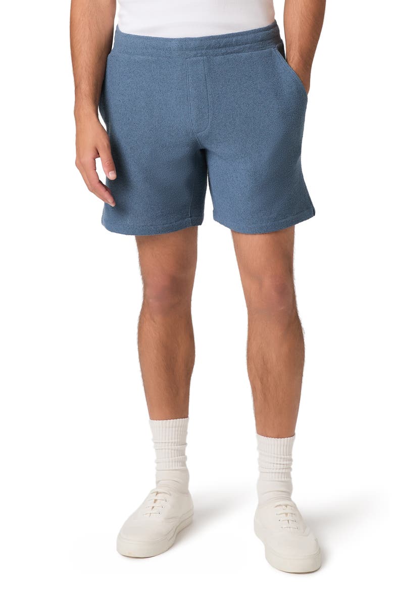 Elijah Pull-On Terry Cloth Shorts, Main, color, LAKESIDE