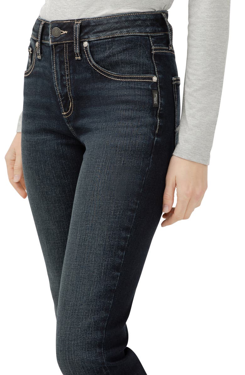 Silver Jeans Co. Avery High Waist Slim Bootcut Jeans, Alternate, color, Dakota