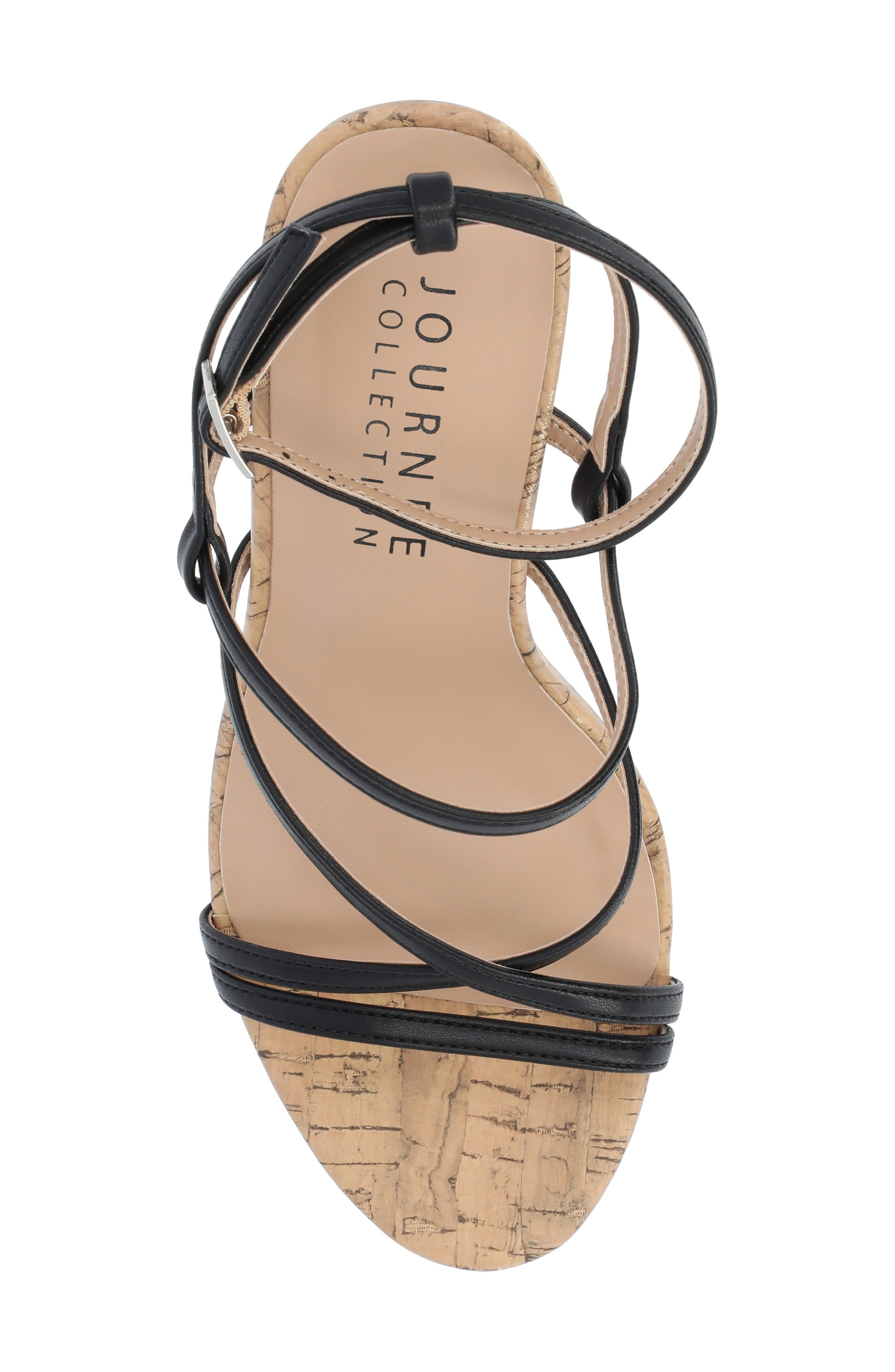 Journee Collection Fylissa Heeled Sandal 9Women), Alternate, color, Black