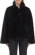 GORSKI Genuine Shearling Reversible Chevron Jacket and Horizontal Bottom