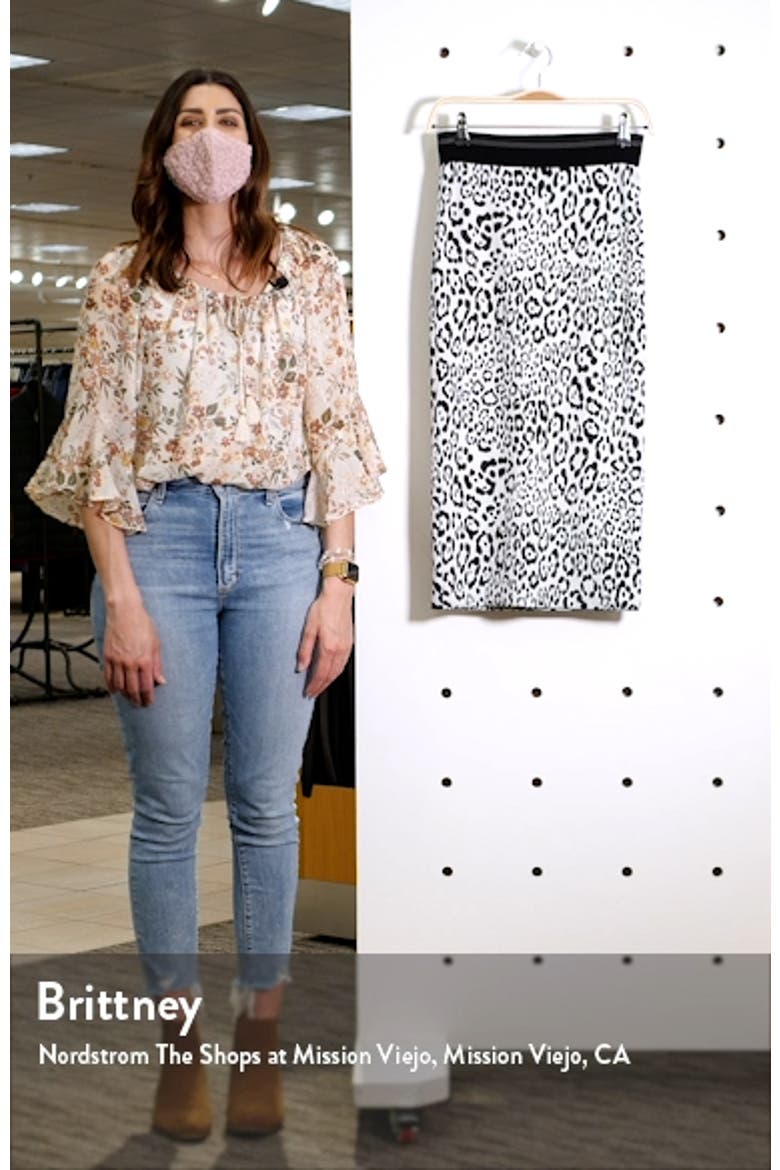 Leopard King Liza Pencil Skirt video