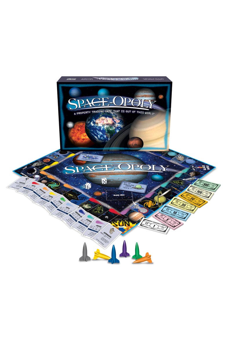 Spaceopoly Monopoly Board Game, Main, color, Multicolored