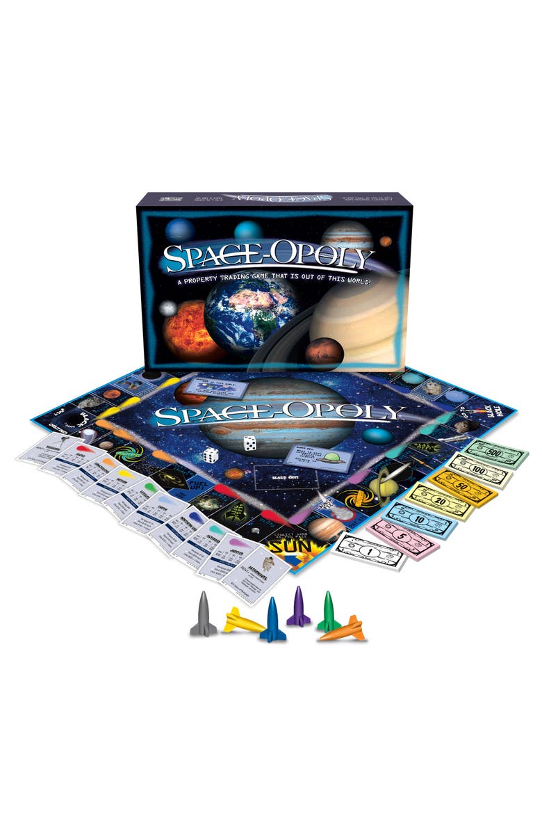 Late for the Sky Spaceopoly Monopoly Board Game, Main, color, 