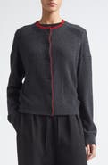 LOULOU DE SAISON Nicola Contrast Cardigan