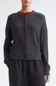 LOULOU DE SAISON Nicola Contrast Cardigan