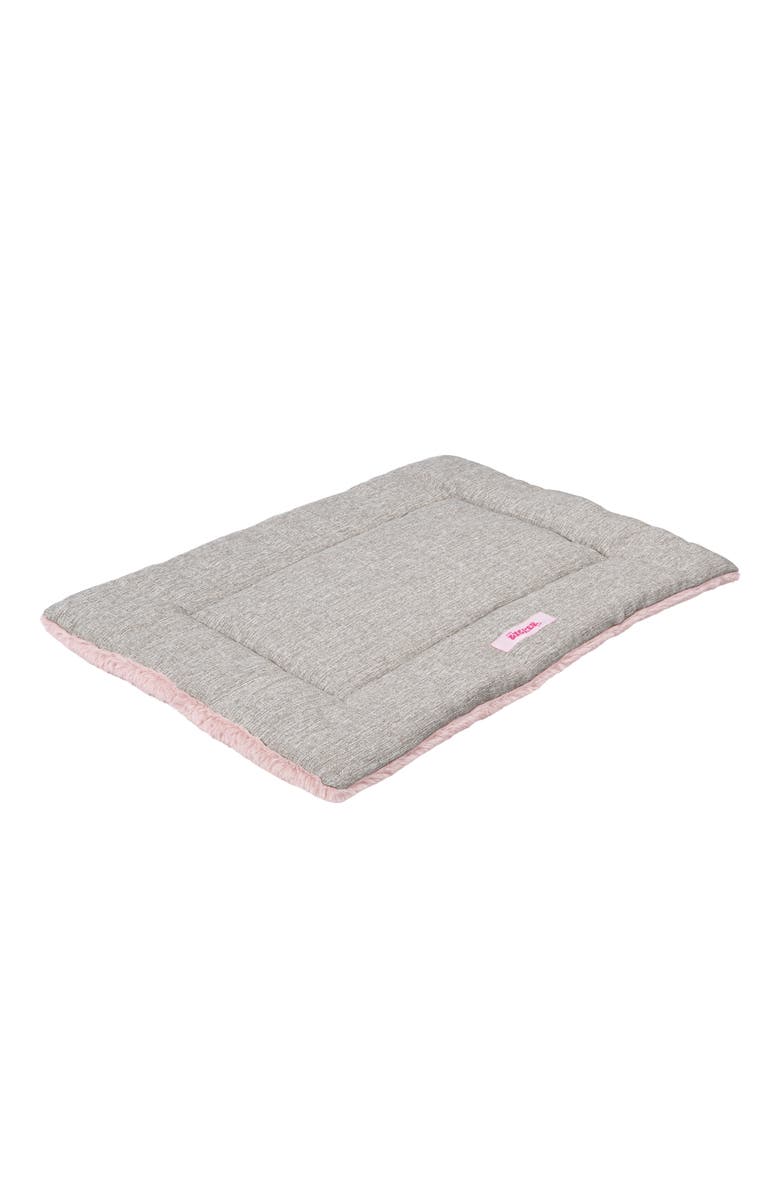 The Licker Store Flora Extra Large Classic Cottage Linen/Plush Ultra Soft Reversible Pet Bed
Crate Mat with Washable Cover, Alternate, color, Pink/Gray