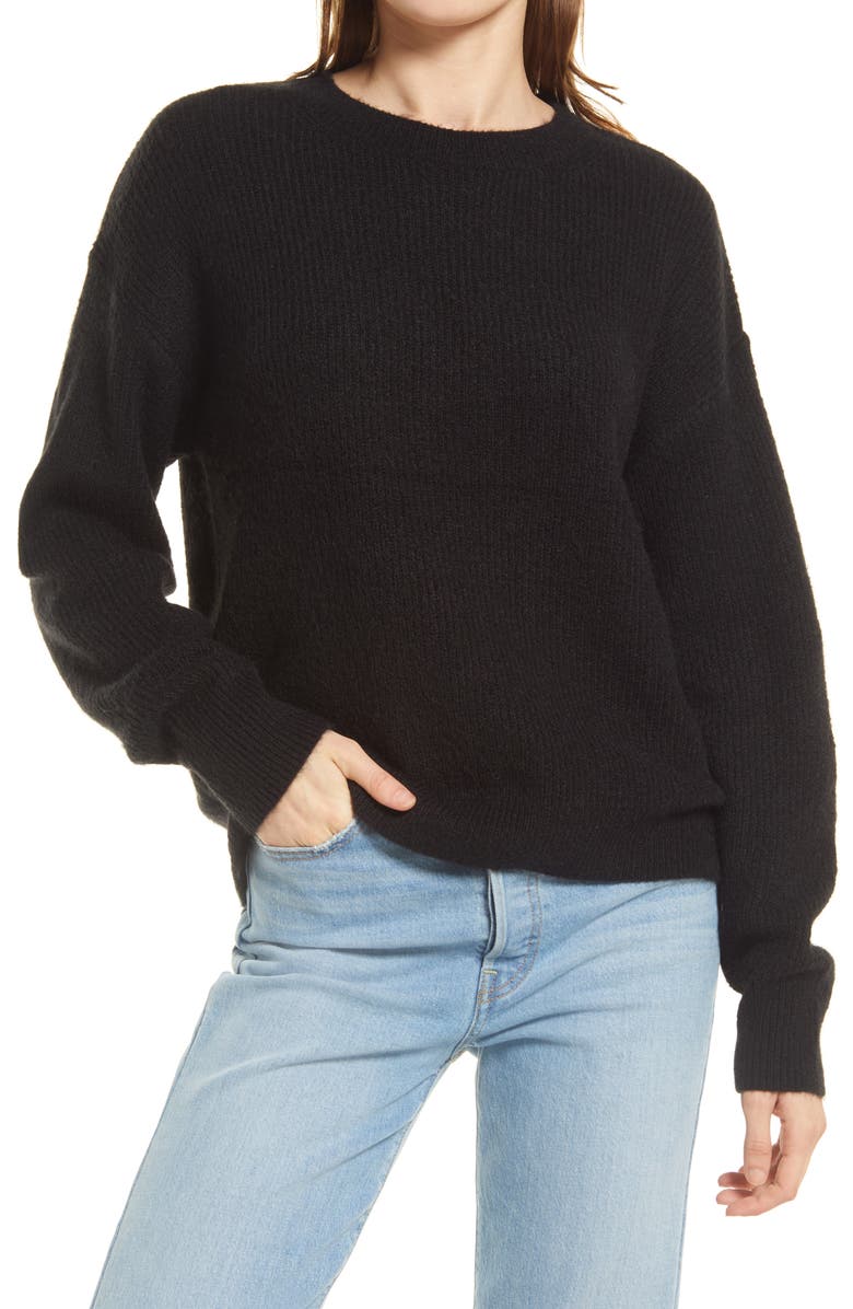 Open Edit Crewneck Sweater, Main, color,