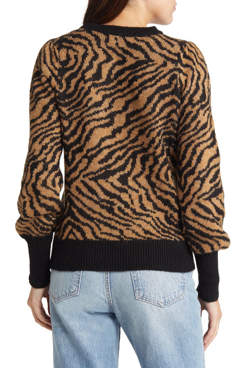 VERO MODA Jacquard Long Sleeve Sweater, Alternate, color,