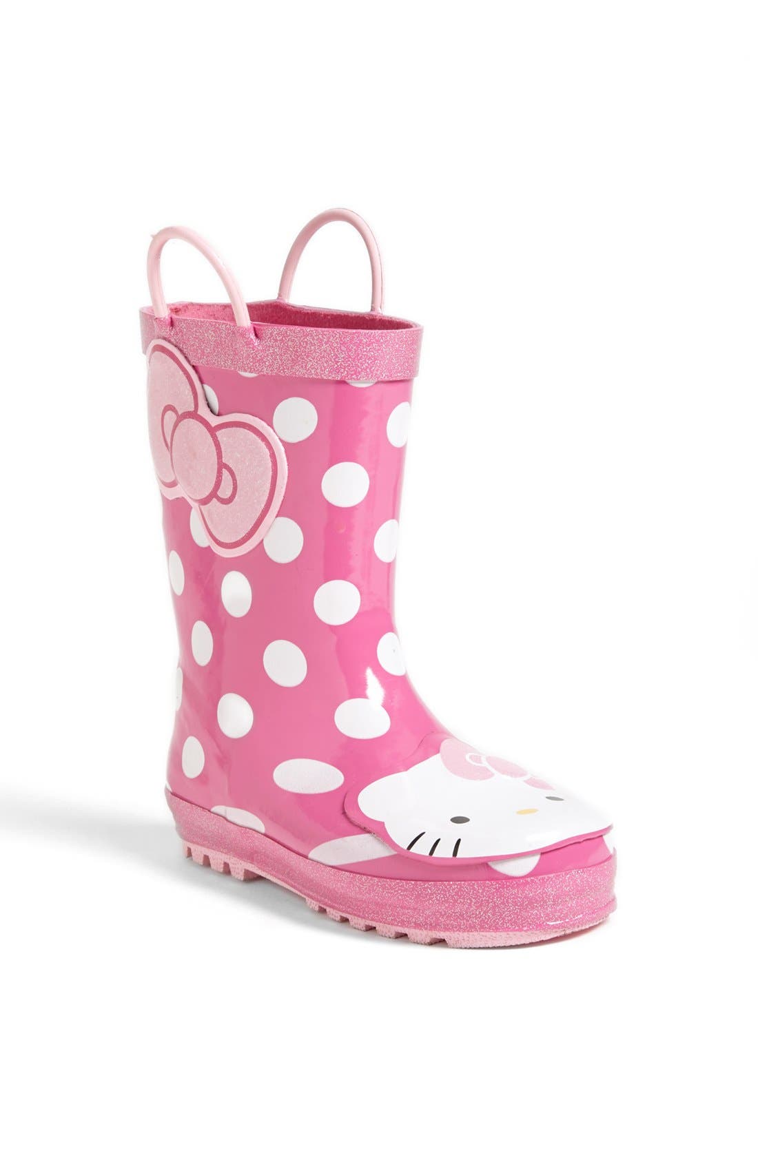 Western Chief Hello Kitty<sup>®</sup> - Cutie Dot Waterproof Rain Boot, Main, color, 