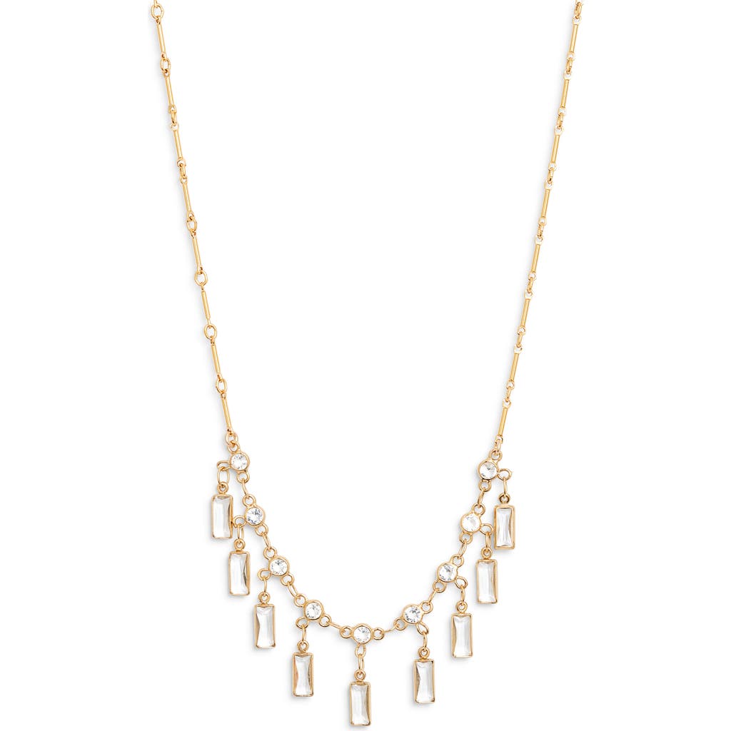 Child Of Wild Daphne Cubic Zirconia Necklace In Gold