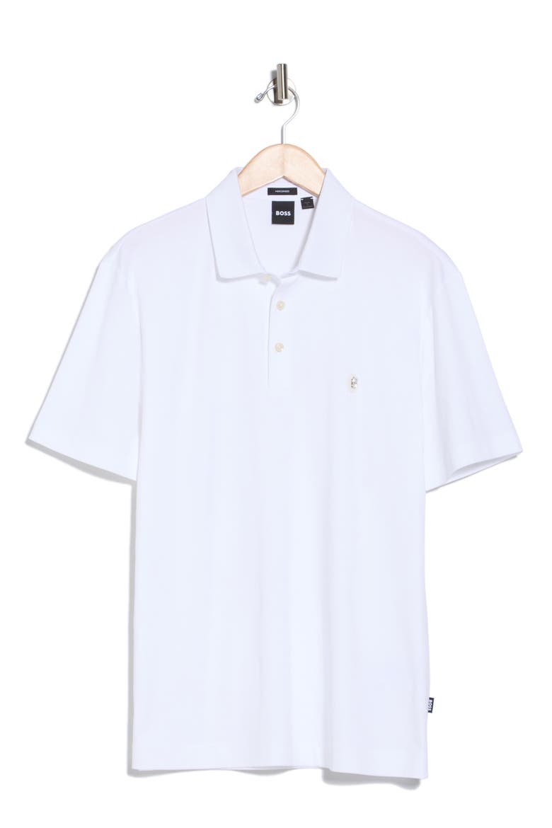 Parris Cotton Knit Polo, Alternate, color, NATURAL
