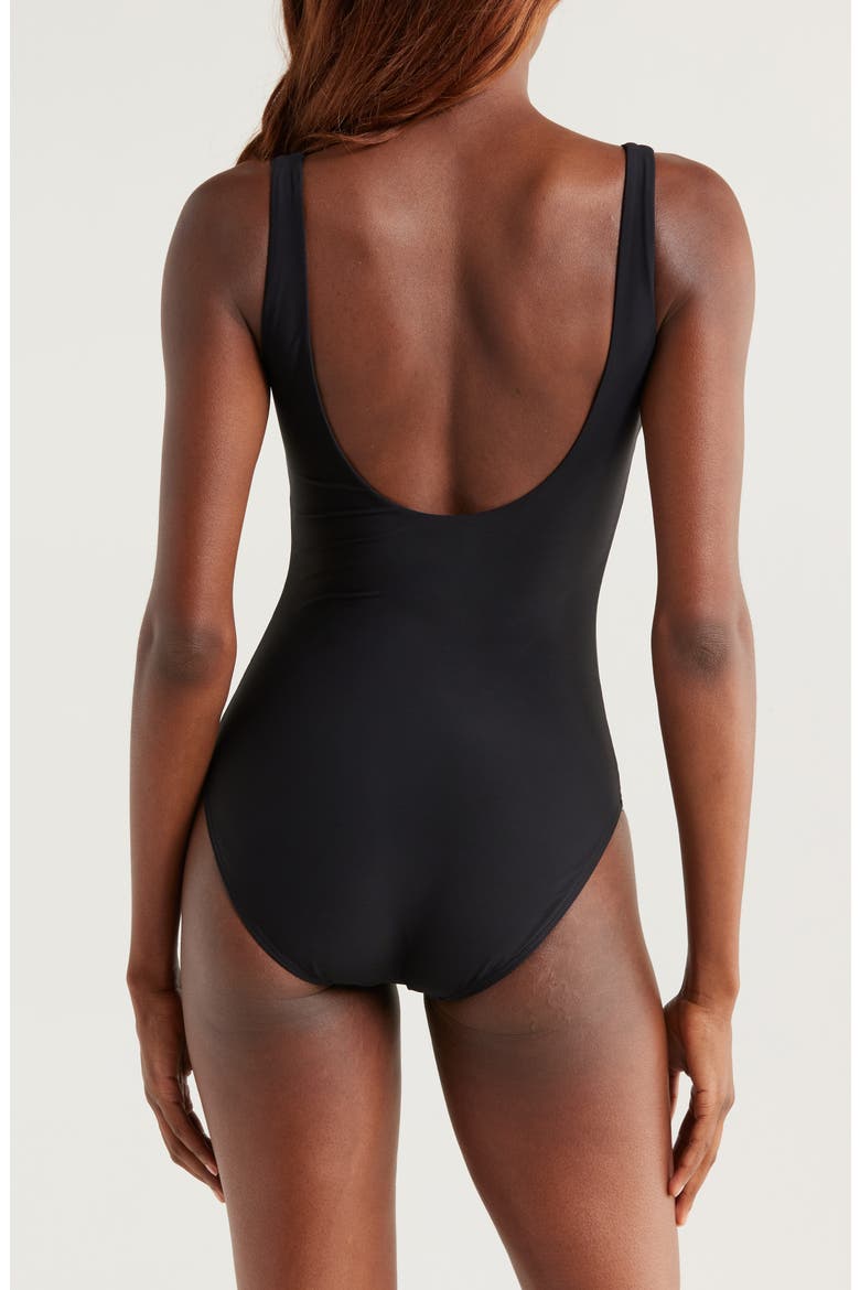 Verity One-Piece Swimsuit, Alternate, color, BLACK