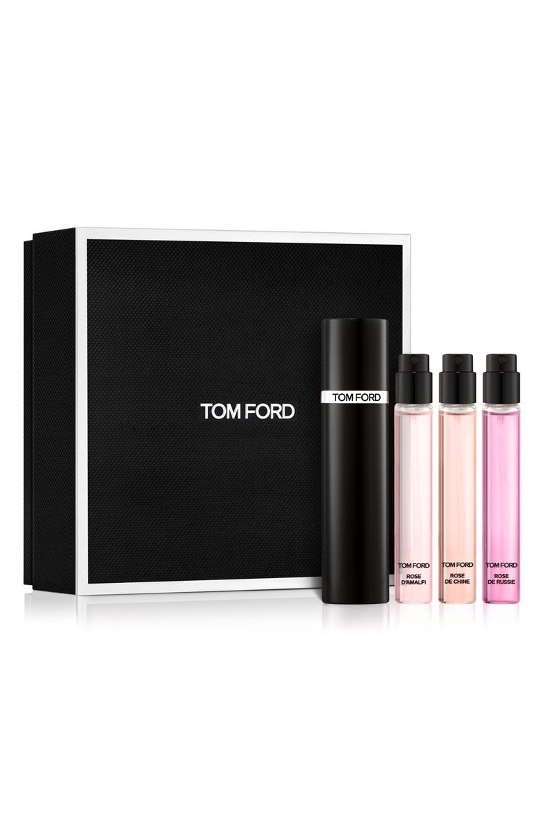 TOM FORD Private Blend Roses Fragrance Travel Set & Atomizer, Main, color, 