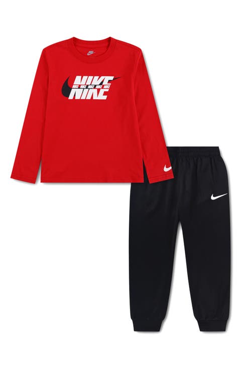 Kids' Swoosh Logo T-Shirt & Jogger Pants Set