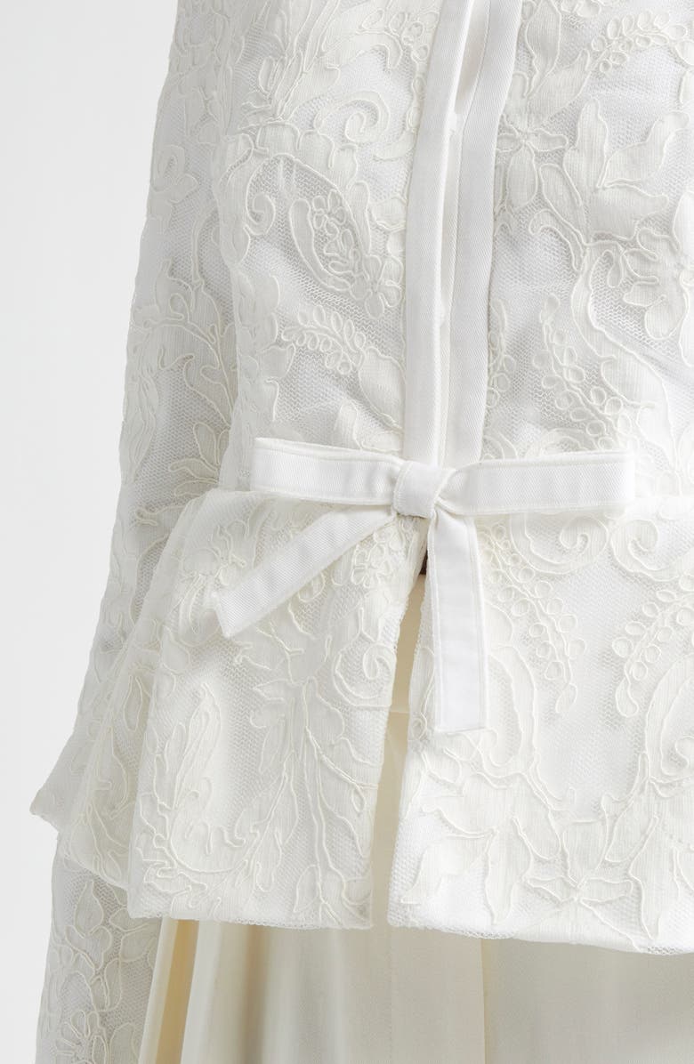 Giambattista Valli Jacquard Peplum Jacket, Alternate, color, 