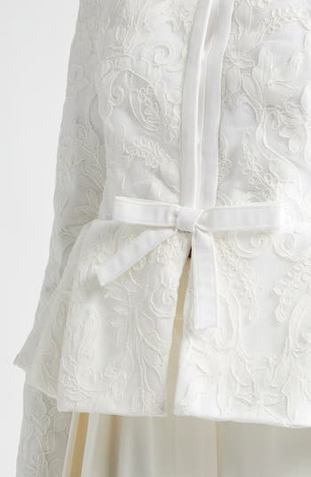 Jacquard Peplum Jacket