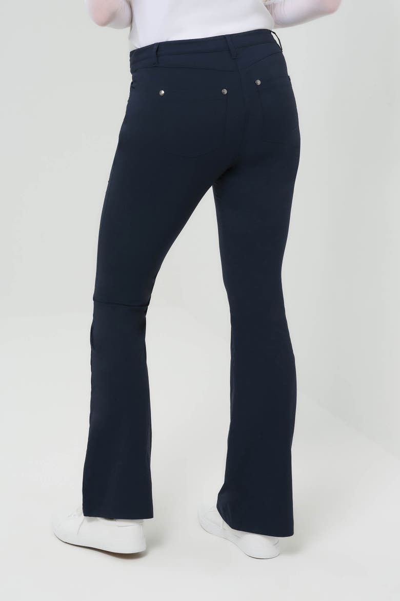 Katya Ultralight Flare Pant with Pintucking, Alternate, color, Navy