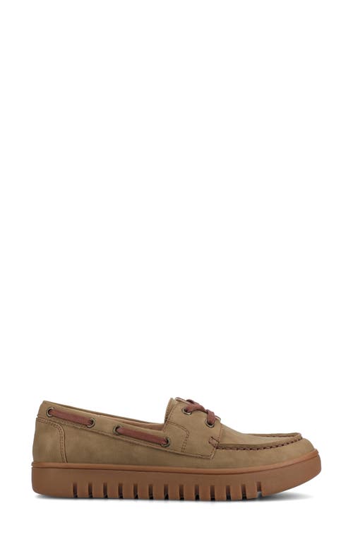 Journee Collection Marion Boat Shoe In Brown