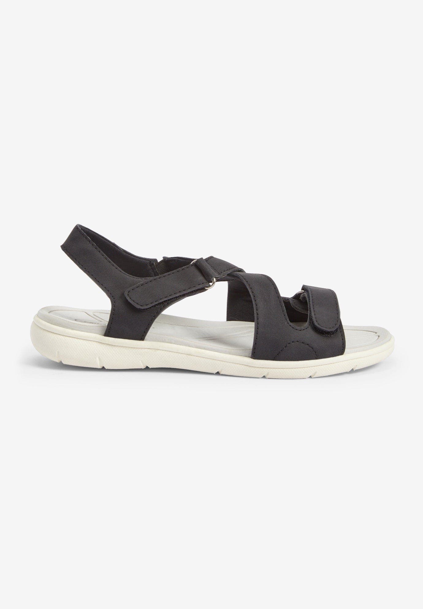 Comfortview The Anouk Sandal, Alternate, color, Black