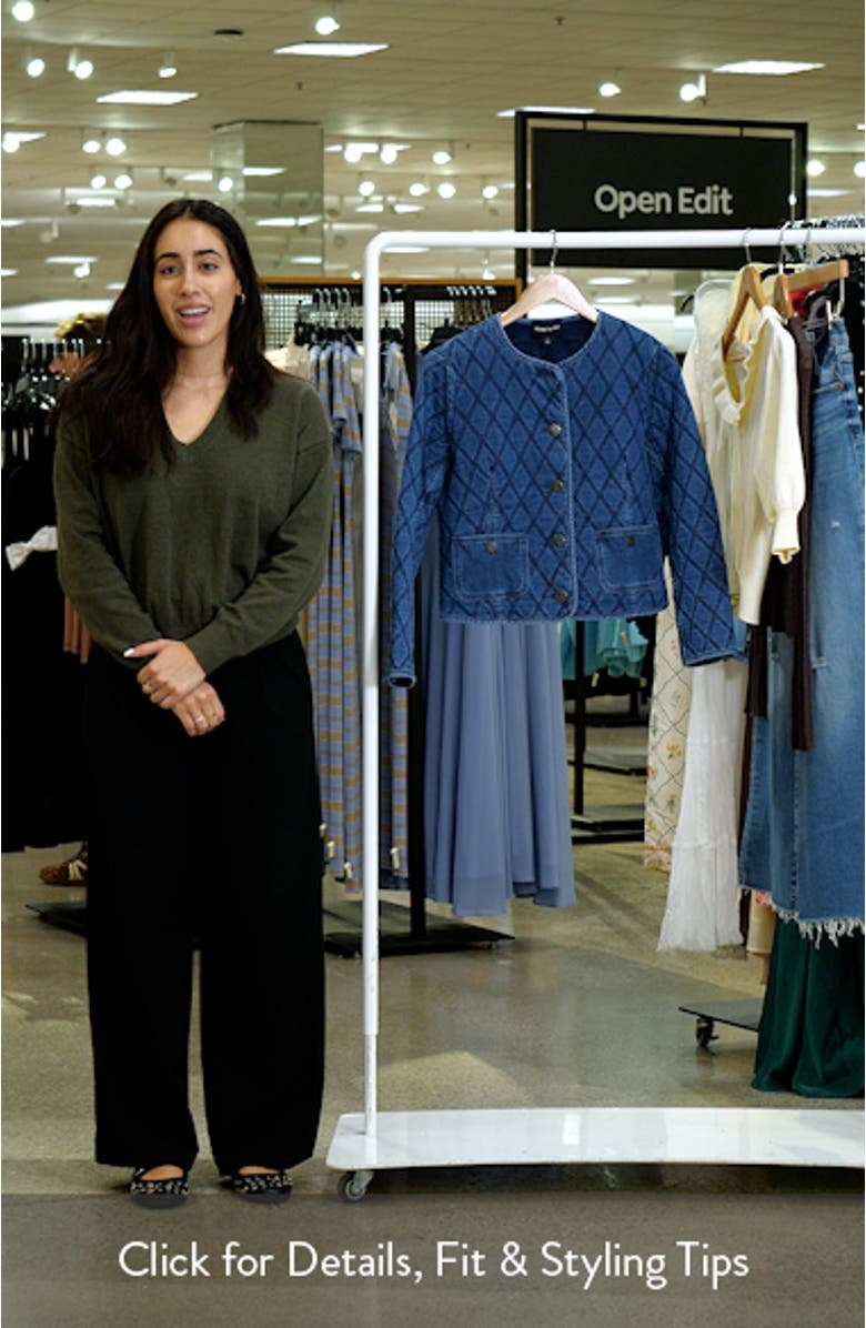 Quilted Denim Jacket, sales video thumbnail