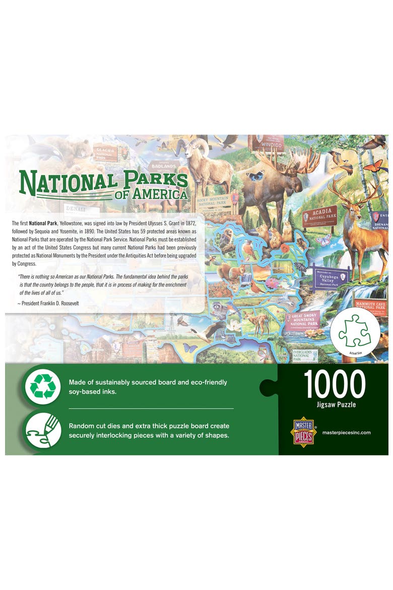 National Parks of America 1000pc Puzzle, Alternate, color, Multicolor