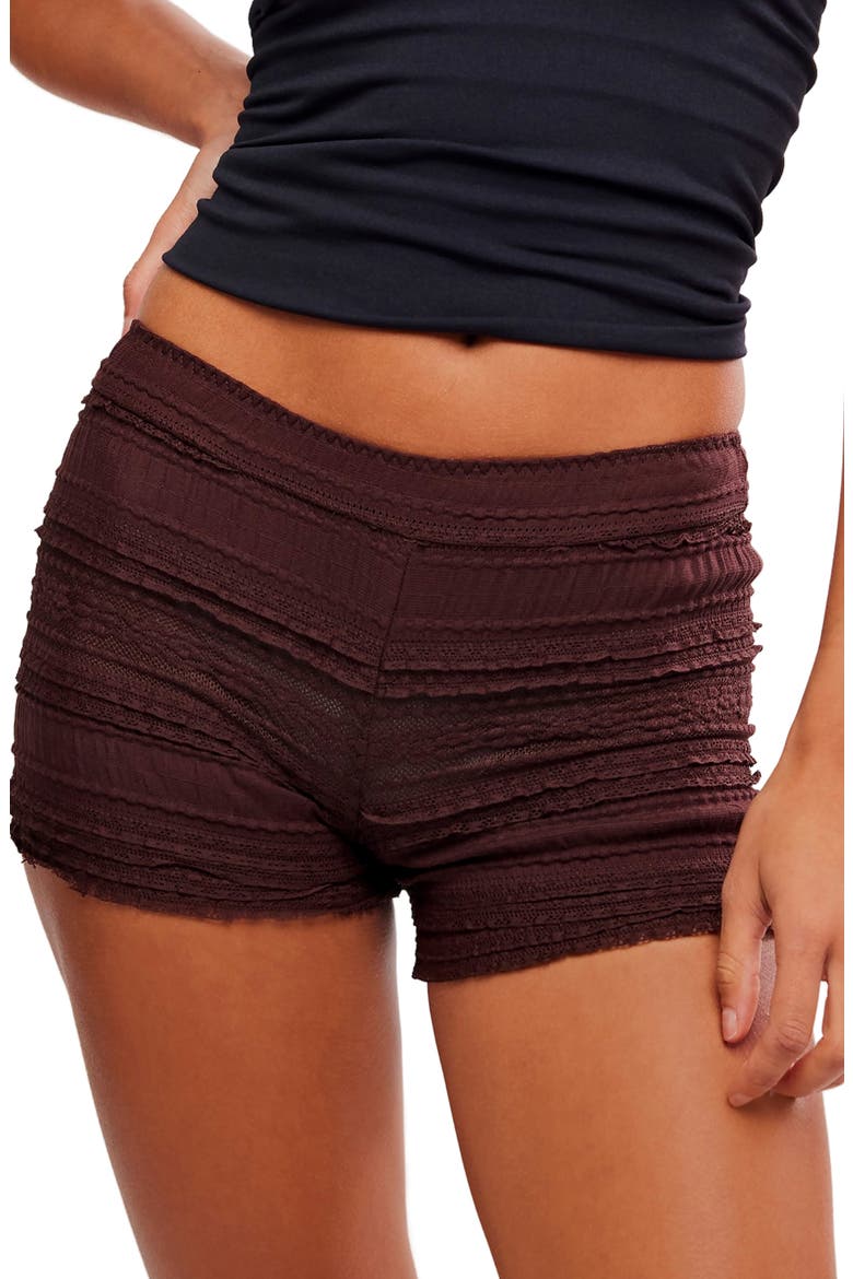 Intimately FP Front Row Shorties, Main, color, CHOCOLATE