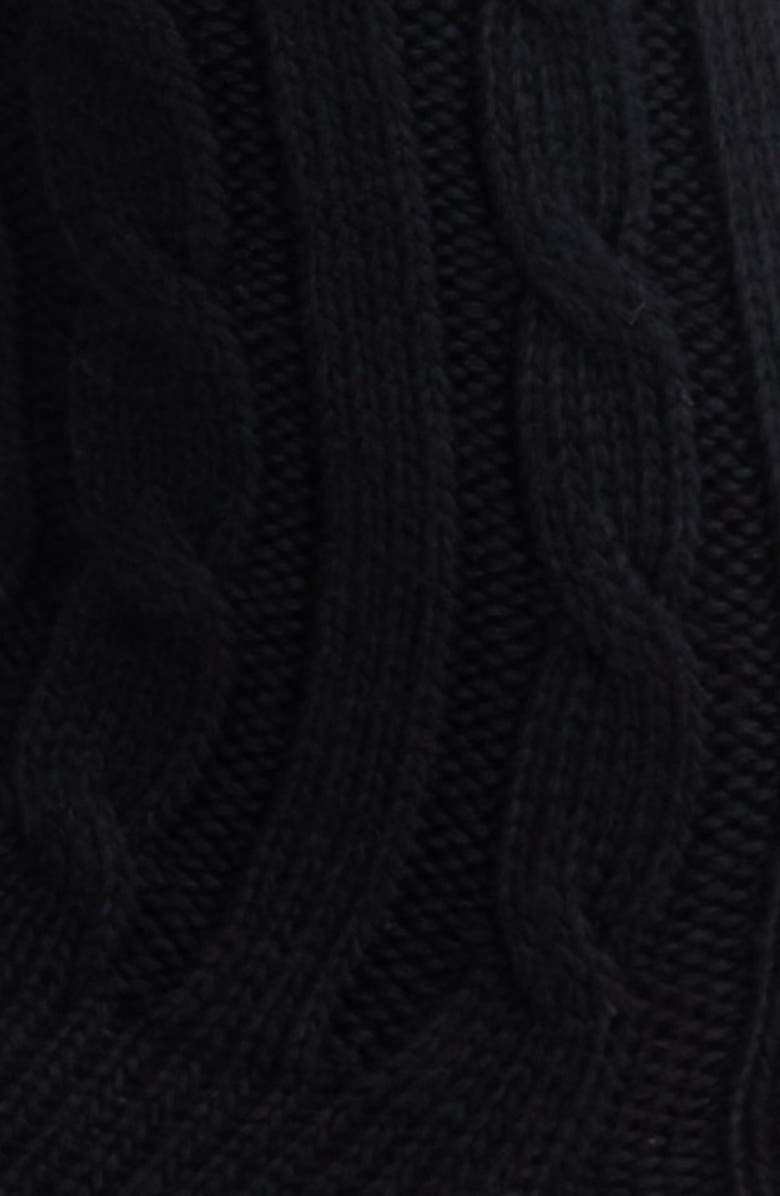 Polo Ralph Lauren Seasonless Cable Crew Socks, Alternate, color, Black