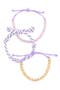 selected Purple Multi- Gold