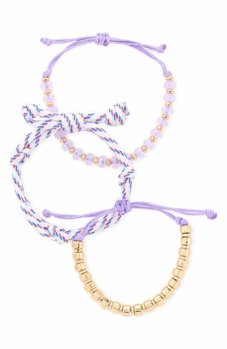 Leith 3-Pack Beaded Paracord Slider Bracelets