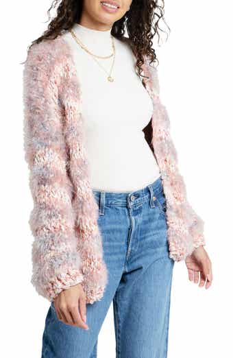 SAACHI Lurex Eyelash Stripe Cardigan