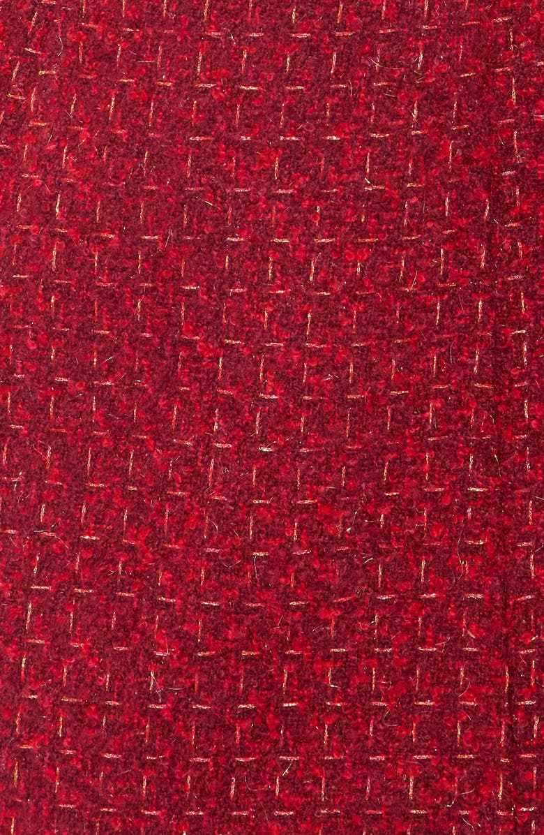 VICI Collection Blair Tweed Minidress, Alternate, color, Red