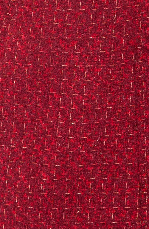 Vici Collection Blair Tweed Minidress In Red