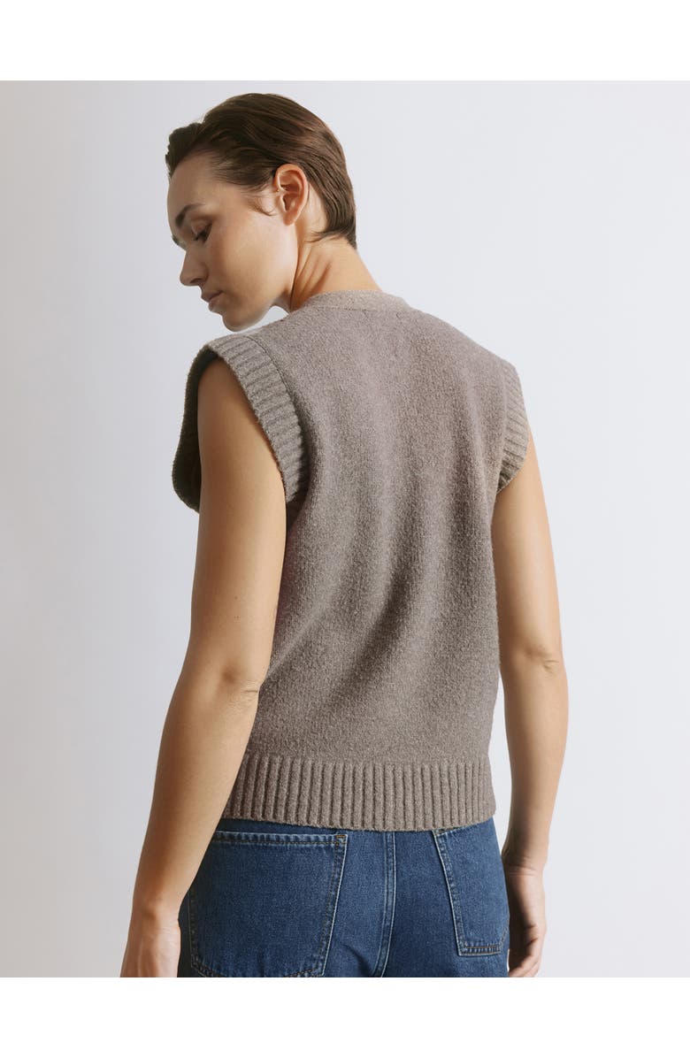 Albaray Argyle V-Neck Tank Top, Alternate, color, Brown