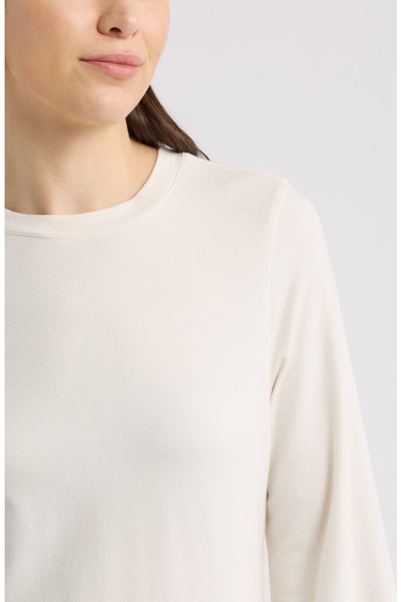Blouson Sleeve Top, Alternate, color, IVORY PRISTINE