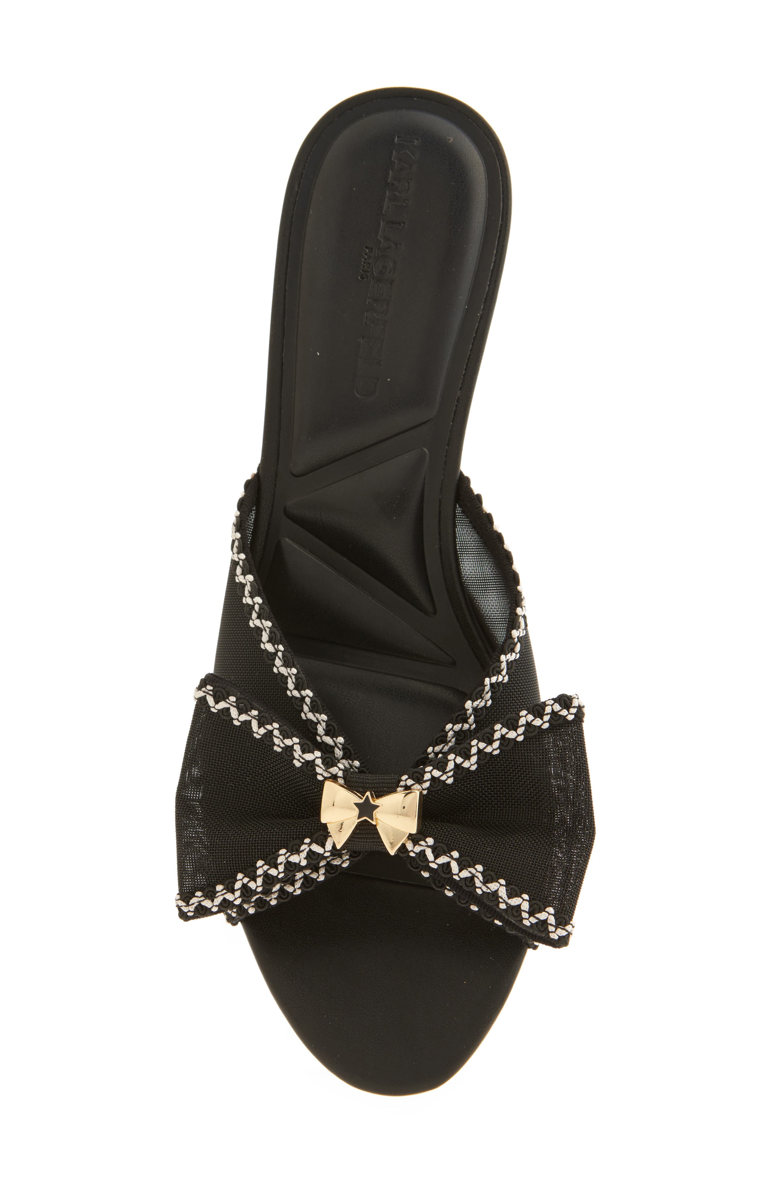 KARL LAGERFELD PARIS Danya Slide Sandal, Alternate, color, Black