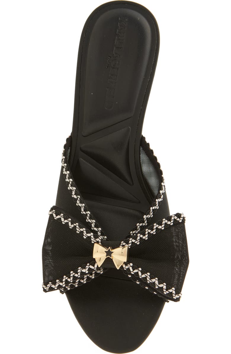 KARL LAGERFELD PARIS Danya Slide Sandal, Alternate, color, Black